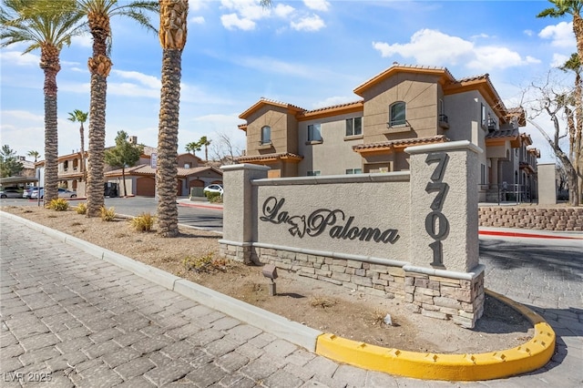 7701 W Robindale Rd Unit 274, Las Vegas, NV 89113 - community sign featuring a residential view