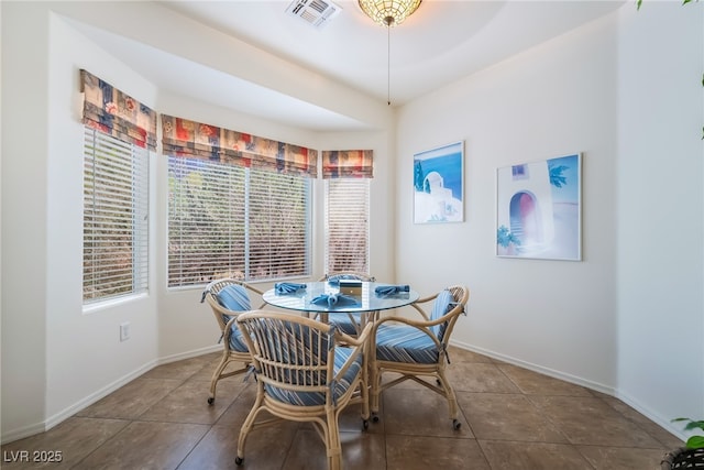 3029 Brownbirds Nest Dr, Henderson, NV 89052 - dining space with tile patterned flooring and baseboards