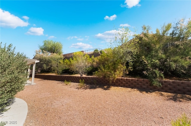 3029 Brownbirds Nest Dr, Henderson, NV 89052 - view of yard with a pergola