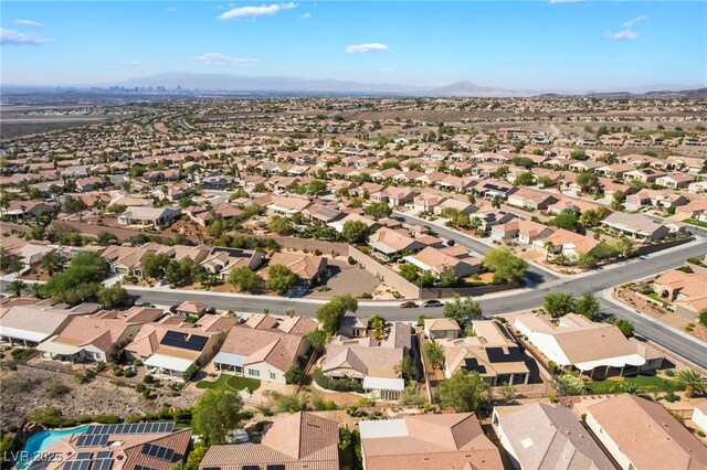 3029 Brownbirds Nest Dr, Henderson, NV 89052 - aerial view of residential area with a mountain backdrop
