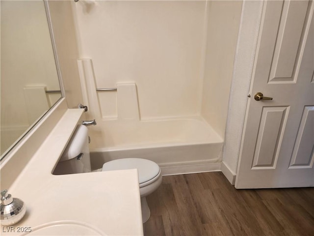 2986 Juniper Hills Blvd Unit 202, Las Vegas, NV 89142 - full bathroom with wood finished floors, bathing tub / shower combination, and vanity