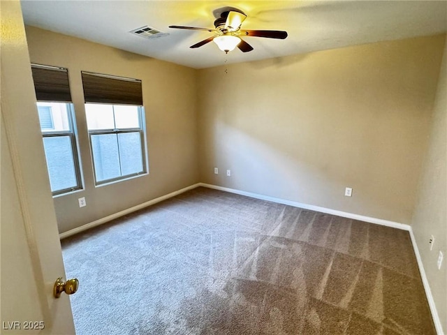 5361 Candlespice Way, Las Vegas, NV 89135 - carpeted empty room with a ceiling fan and baseboards