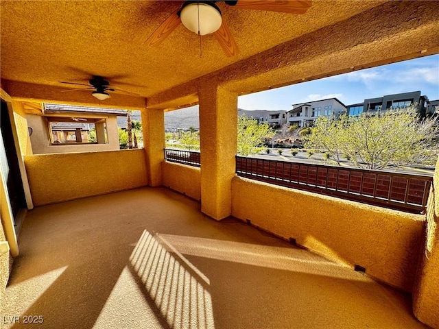 5361 Candlespice Way, Las Vegas, NV 89135 - balcony with ceiling fan