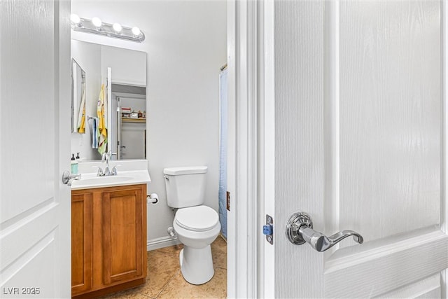 3405 Brook Song Ave, North Las Vegas, NV 89081 - full bathroom featuring vanity, tile patterned floors, and curtained shower