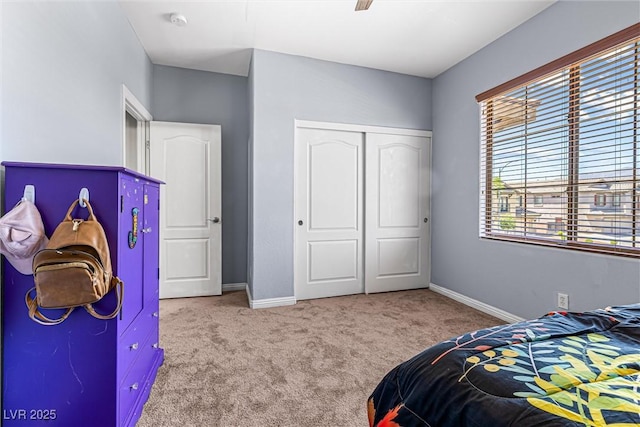 3405 Brook Song Ave, North Las Vegas, NV 89081 - carpeted bedroom featuring a closet and ceiling fan