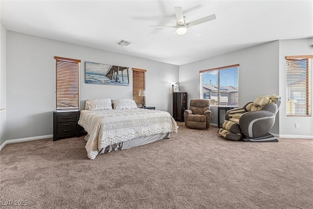 3405 Brook Song Ave, North Las Vegas, NV 89081 - bedroom with carpet flooring and ceiling fan