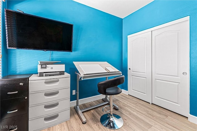 3405 Brook Song Ave, North Las Vegas, NV 89081 - office featuring light wood-style floors and baseboards
