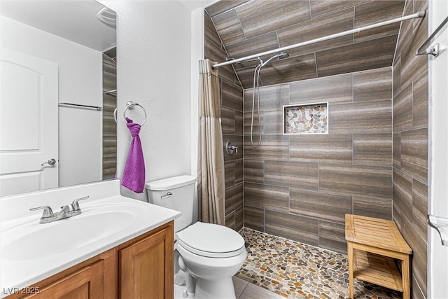 3405 Brook Song Ave, North Las Vegas, NV 89081 - full bathroom featuring vanity and tiled shower