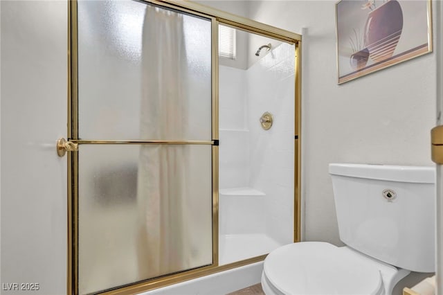 5139 Zapata Ln, North Las Vegas, NV 89031 - full bathroom featuring toilet and an enclosed shower