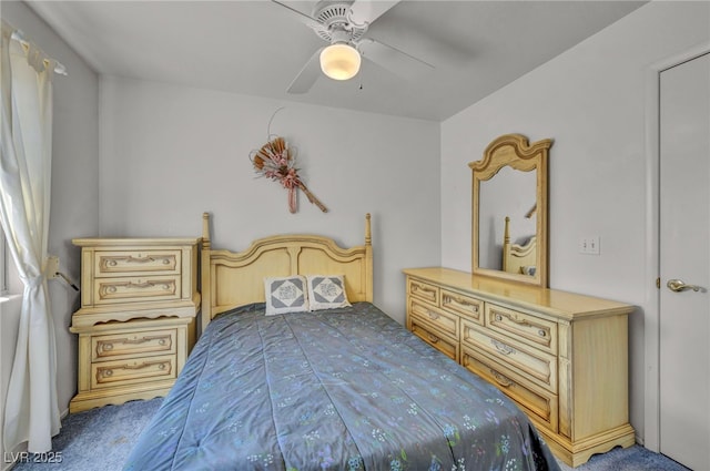 5139 Zapata Ln, North Las Vegas, NV 89031 - bedroom featuring ceiling fan and carpet