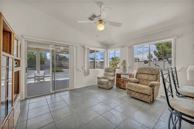 5139 Zapata Ln, North Las Vegas, NV 89031 - sunroom featuring vaulted ceiling and healthy amount of natural light