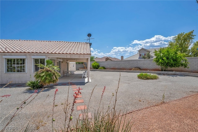 5139 Zapata Ln, North Las Vegas, NV 89031 - fenced backyard featuring a patio area