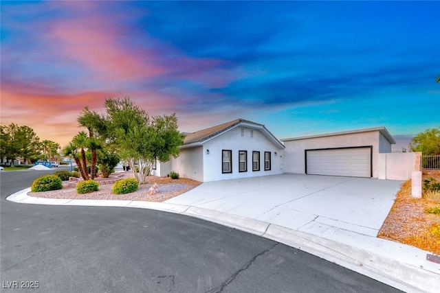 5438 Sierra Brook Ct, Las Vegas, NV 89149 - ranch-style house featuring an attached garage, concrete driveway, and stucco siding