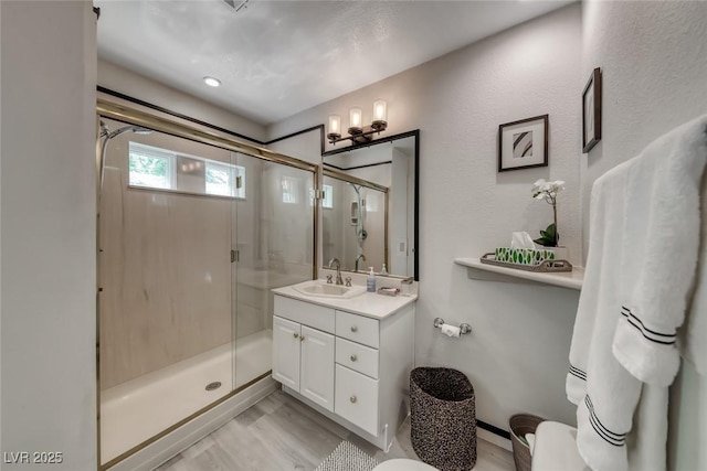 5438 Sierra Brook Ct, Las Vegas, NV 89149 - full bath with a stall shower and vanity