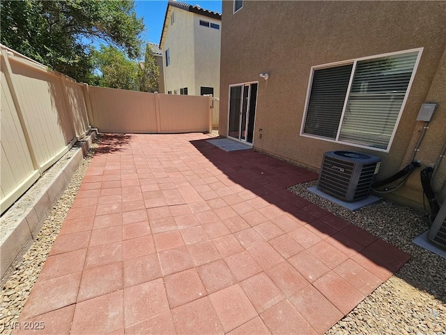 6824 Briarwood Bend Ave, Las Vegas, NV 89130 - fenced backyard featuring a patio
