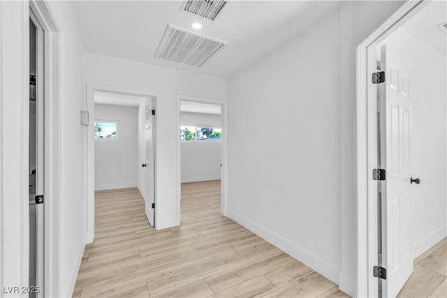 2105 Berkley Ave, Las Vegas, NV 89101 - hall featuring baseboards and light wood finished floors