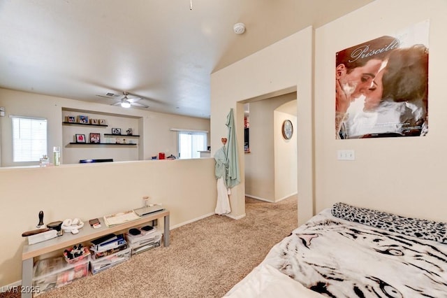 7137 Eyebright St, Las Vegas, NV 89131 - bedroom with multiple windows, carpet floors, and ceiling fan