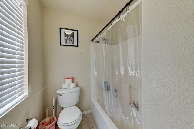 7137 Eyebright St, Las Vegas, NV 89131 - full bath featuring shower / bathtub combination with curtain and tile patterned floors