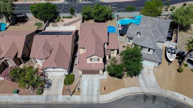 7137 Eyebright St, Las Vegas, NV 89131 - drone / aerial view of a pool area