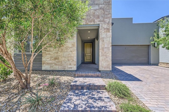 1213 Granite Falls Pl, North Las Vegas, NV 89084 - doorway to property featuring decorative driveway