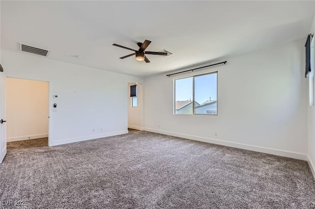 1213 Granite Falls Pl, North Las Vegas, NV 89084 - carpeted empty room featuring a ceiling fan and baseboards