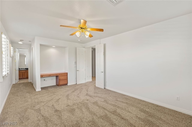 2285 Villefort Ct, Las Vegas, NV 89117 - unfurnished bedroom with light carpet and a ceiling fan