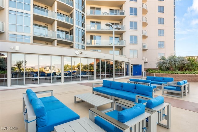 200 W Sahara Ave Unit 2204, Las Vegas, NV 89102 - view of patio / terrace with an outdoor hangout area