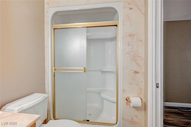 819 Sandsprings St, Henderson, NV 89011 - full bathroom featuring a shower with shower door and vanity