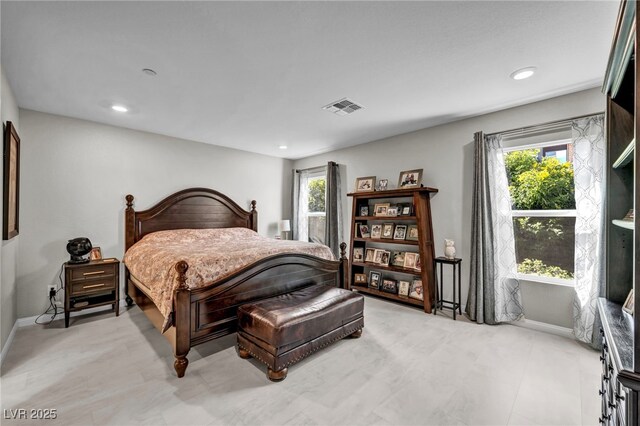 8346 Vinamala Ave, Las Vegas, NV 89149 - bedroom with baseboards and recessed lighting