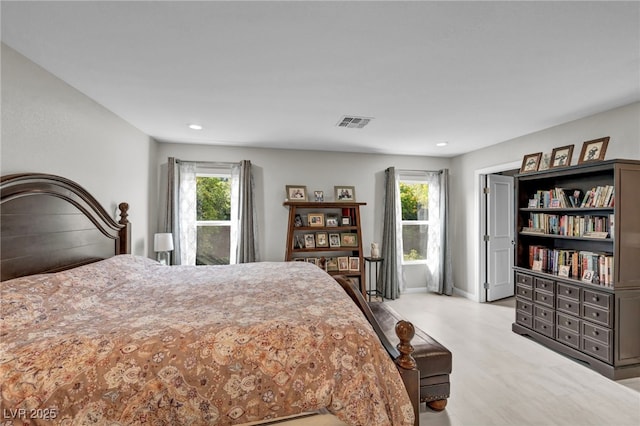 8346 Vinamala Ave, Las Vegas, NV 89149 - bedroom featuring multiple windows and recessed lighting