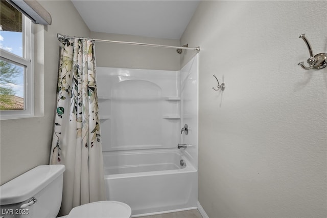 8346 Vinamala Ave, Las Vegas, NV 89149 - full bath with toilet and shower / bath combination with curtain