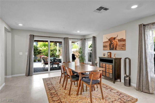 8346 Vinamala Ave, Las Vegas, NV 89149 - dining space featuring baseboards and recessed lighting