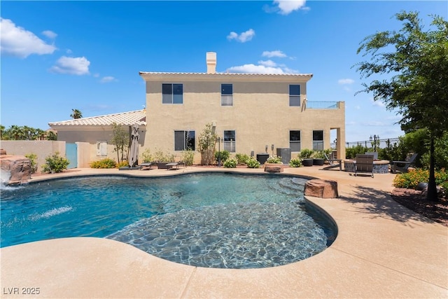 352 Angels Trace Ct, Las Vegas, NV 89148 - view of pool featuring a patio