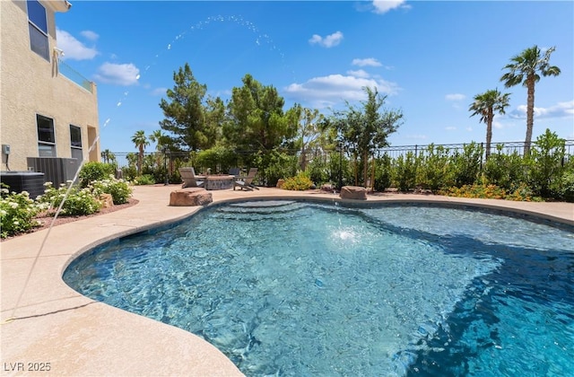 352 Angels Trace Ct, Las Vegas, NV 89148 - view of swimming pool with a patio