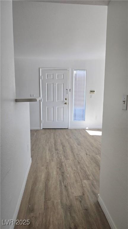3425 E Russell Rd Unit 265, Las Vegas, NV 89120 - foyer entrance with wood finished floors and baseboards