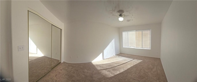 3425 E Russell Rd Unit 265, Las Vegas, NV 89120 - carpeted empty room featuring ceiling fan and baseboards
