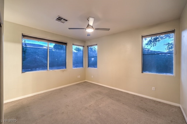 10300 Wellside Hill Ave, Las Vegas, NV 89145 - carpeted empty room featuring a ceiling fan and baseboards