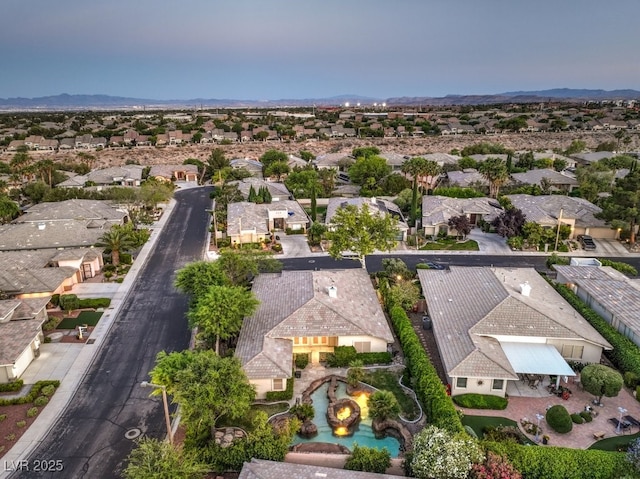 10300 Wellside Hill Ave, Las Vegas, NV 89145 - aerial perspective of suburban area featuring mountains