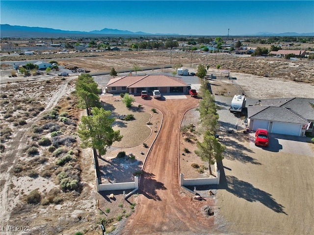 3251 S Parkridge Ave, Pahrump, NV 89048 - overview of rural landscape featuring a mountainous background and a desert landscape