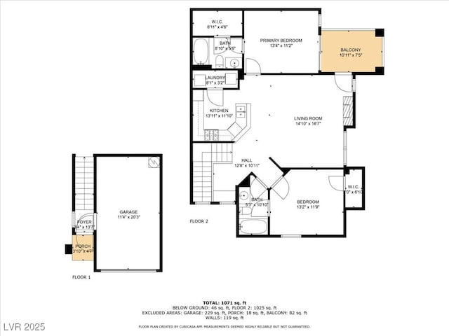 5855 Valley Dr Unit 2130, North Las Vegas, NV 89031 - view of floor plan / room layout