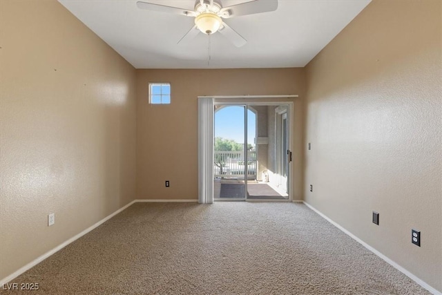 5855 Valley Dr Unit 2130, North Las Vegas, NV 89031 - empty room with ceiling fan and carpet floors