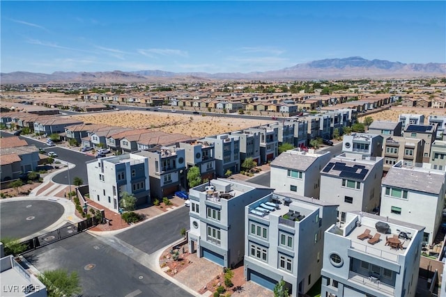 8175 Caldera Creek St, Las Vegas, NV 89113 - aerial perspective of suburban area featuring a mountainous background