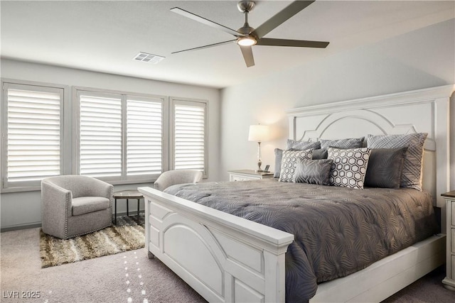 8175 Caldera Creek St, Las Vegas, NV 89113 - carpeted bedroom featuring a ceiling fan