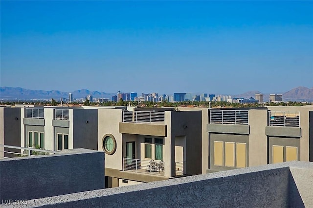 8175 Caldera Creek St, Las Vegas, NV 89113 - exterior space with a view of skyline and a mountain view