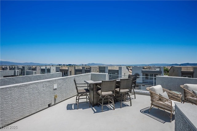 8175 Caldera Creek St, Las Vegas, NV 89113 - patio / terrace featuring a mountain view