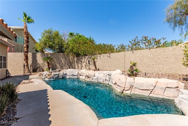 1761 Summerwood Cir, Henderson, NV 89012 - view of swimming pool with a fenced backyard and a patio area