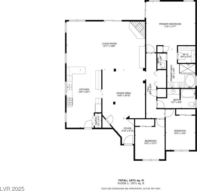 1761 Summerwood Cir, Henderson, NV 89012 - view of floor plan / room layout