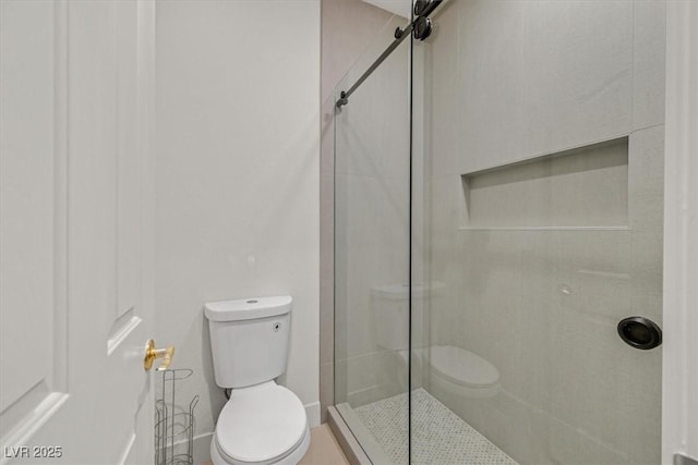 328 Hedgehope Dr, Las Vegas, NV 89183 - bathroom with toilet and a tile shower