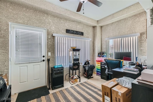 7717 Pine Warbler Way N, Las Vegas, NV 89084 - office space with a ceiling fan