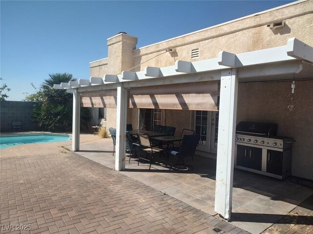 424 Wright Way, Henderson, NV 89015 - view of patio / terrace with grilling area